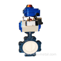 Lug Titanium Alloy Butterfly Valve For Petrochemical Plants